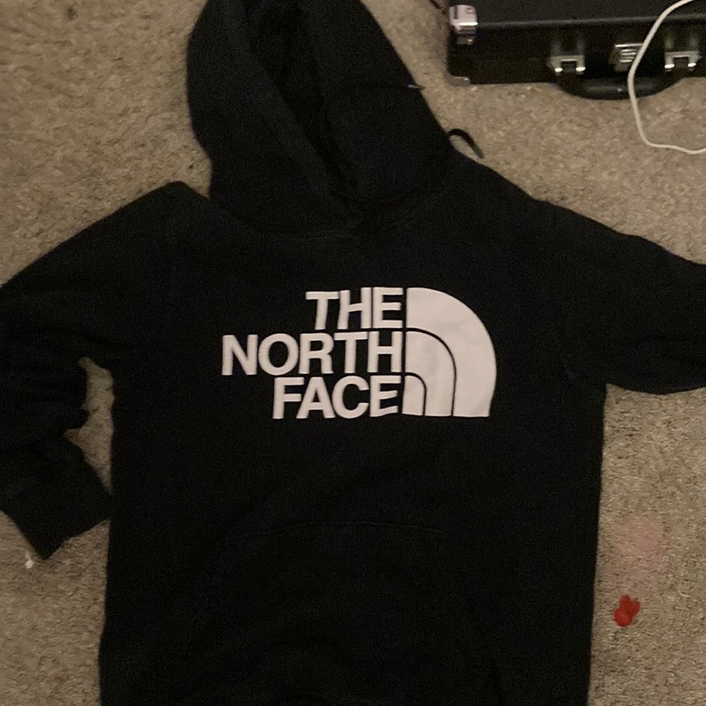 The north face black hoodie
